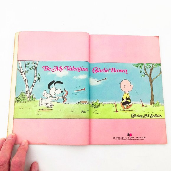 Vintage Be My Valentine Charlie Brown 1976 Peanuts Snoopy - Picture 6 of 7